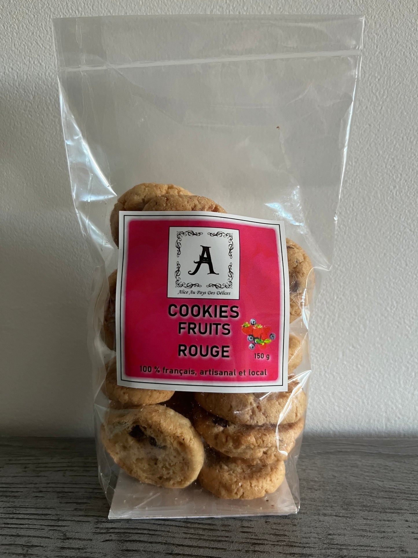 COOKIES FRUITS ROUGE